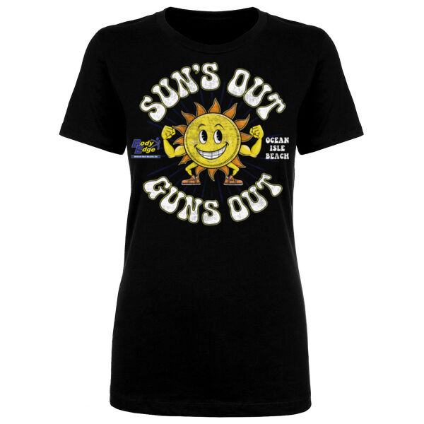 SUN'S OUT - WOMEN'S FITTED T-SHIRT - $8ABMNE$ Thumbnail