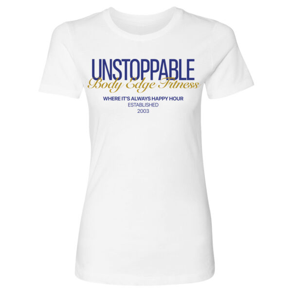UNSTOPPABLE - WOMEN'S FITTED T-SHIRT - $SGX245$ Thumbnail